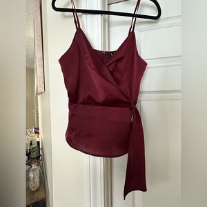 Lulu's Deep Red Sleeveless Dress